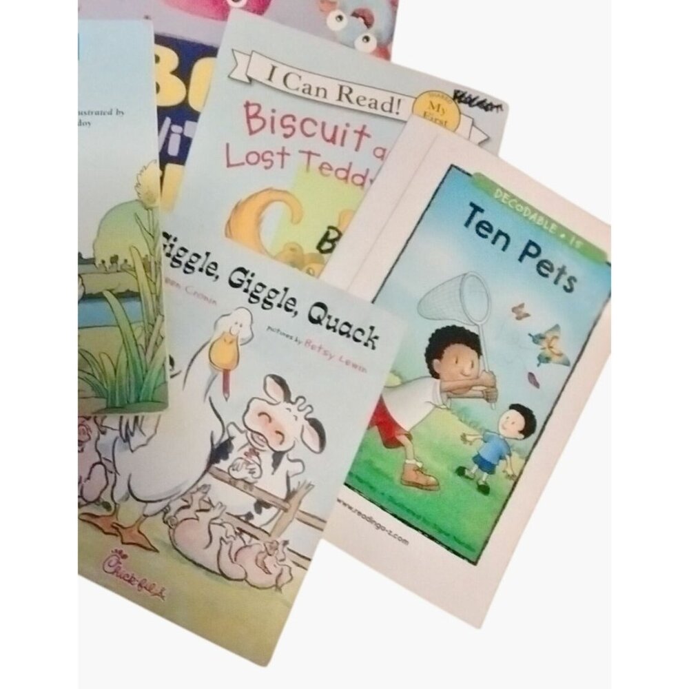Early Readers Picture Story Books Learn to Read Lot 6